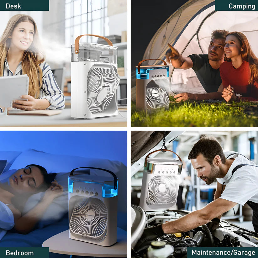 Portable Air Conditioner with USB Electric Fan