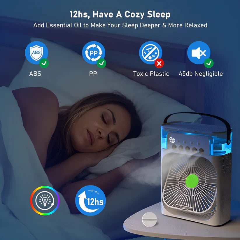 Portable Air Conditioner with USB Electric Fan