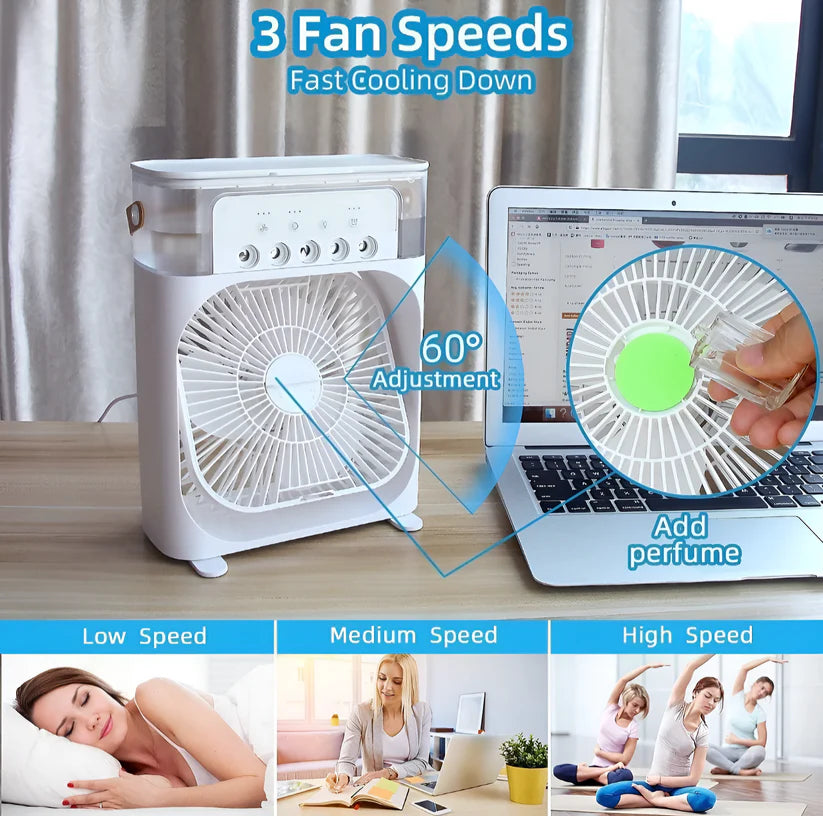 Portable Air Conditioner with USB Electric Fan