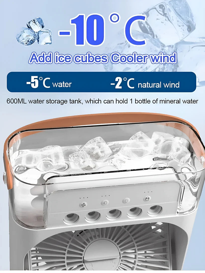 Portable Air Conditioner with USB Electric Fan