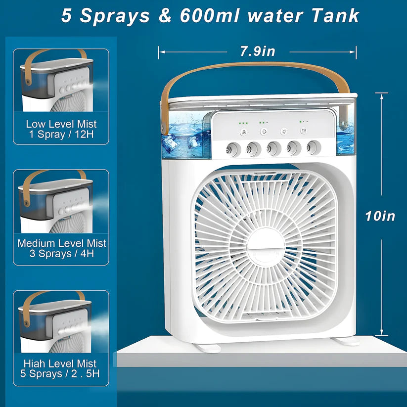 Portable Air Conditioner with USB Electric Fan